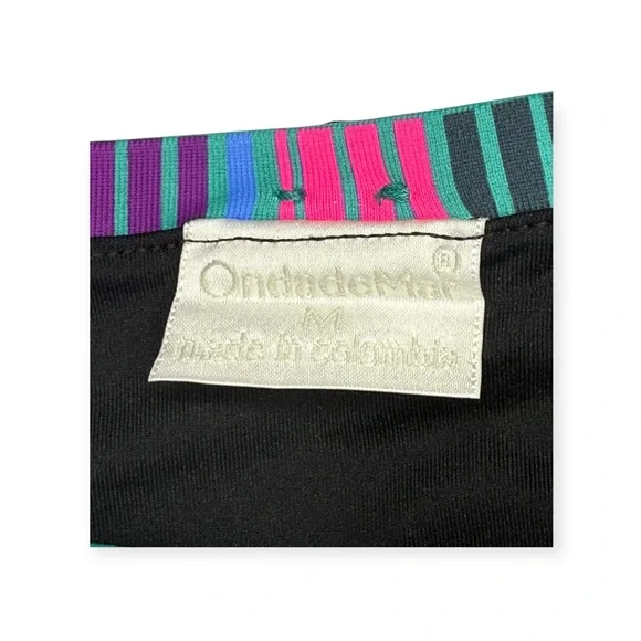 new OndadeMar Swimwear ☀︎︎Multi Strap Tri Top Bikini Set ☀︎︎ Green Print ☀︎︎ M L - Picture 9 of 14